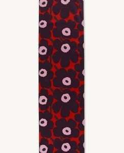 Marimekko Pieni Unikko Kaitaliina Liila / Punainen / Roosa 40x160 Cm