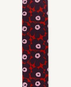 Marimekko Pieni Unikko Kaitaliina Liila / Punainen / Roosa 40x160 Cm