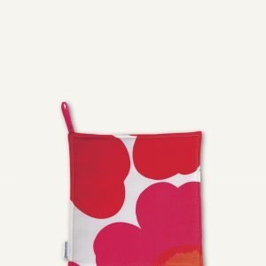 Marimekko Pieni Unikko Pannulappu Valkoinen Punainen