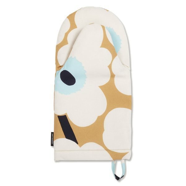 Marimekko Pieni Unikko Patakinnas Beige / Sininen