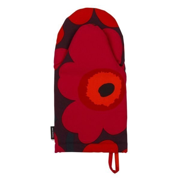 Marimekko Pieni Unikko Patakinnas Punainen / Plum