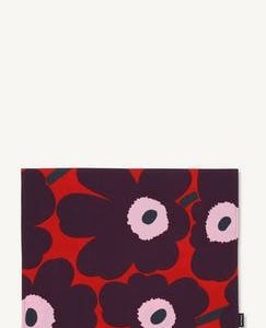 Marimekko Pieni Unikko Pöytätabletti Liila / Punainen / Roosa 31x42 Cm