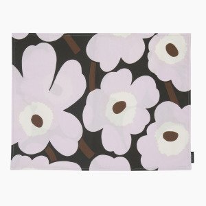 Marimekko Pieni Unikko Pöytätabletti Vihreä / Vaaleanpunainen / Ruskea 31x42 Cm