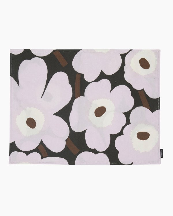 Marimekko Pieni Unikko Pöytätabletti Vihreä / Vaaleanpunainen / Ruskea 31x42 Cm