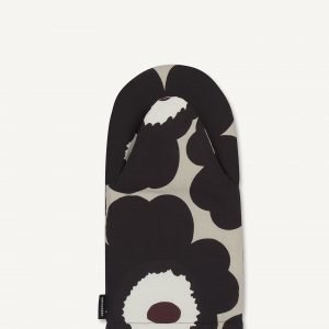 Marimekko Pieni Unikko Uunikinnas Beige Tummanharmaa Ruskea