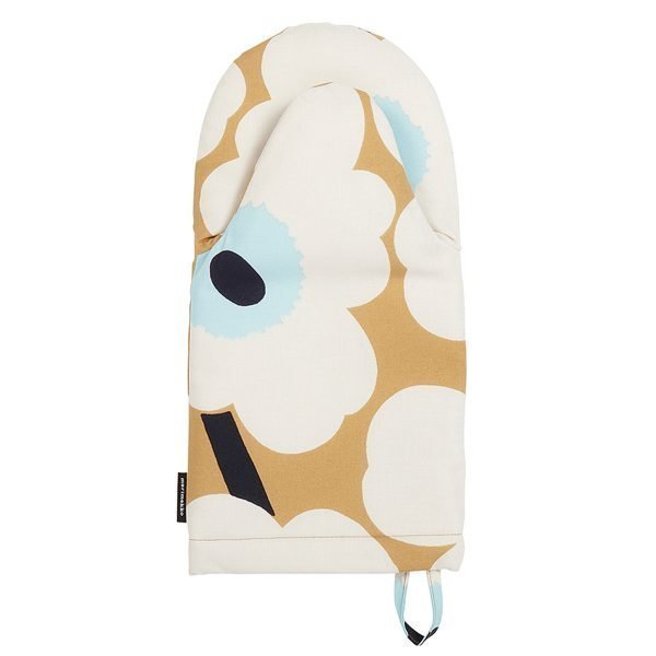 Marimekko Pieni Unikko Uunikinnas Beige / Valkoinen / Sininen