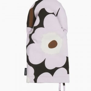 Marimekko Pieni Unikko Uunikinnas Tummanvihreä Vaaleanpunainen Ruskea