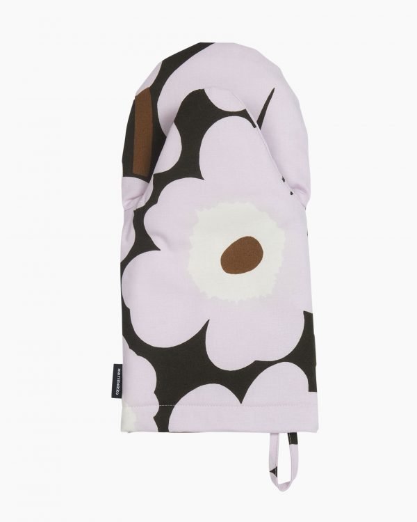 Marimekko Pieni Unikko Uunikinnas Tummanvihreä Vaaleanpunainen Ruskea