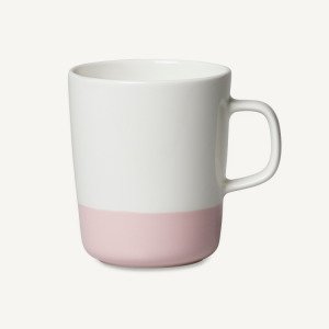 Marimekko Puolikas Muki Valkoinen / Roosa 25 Cl