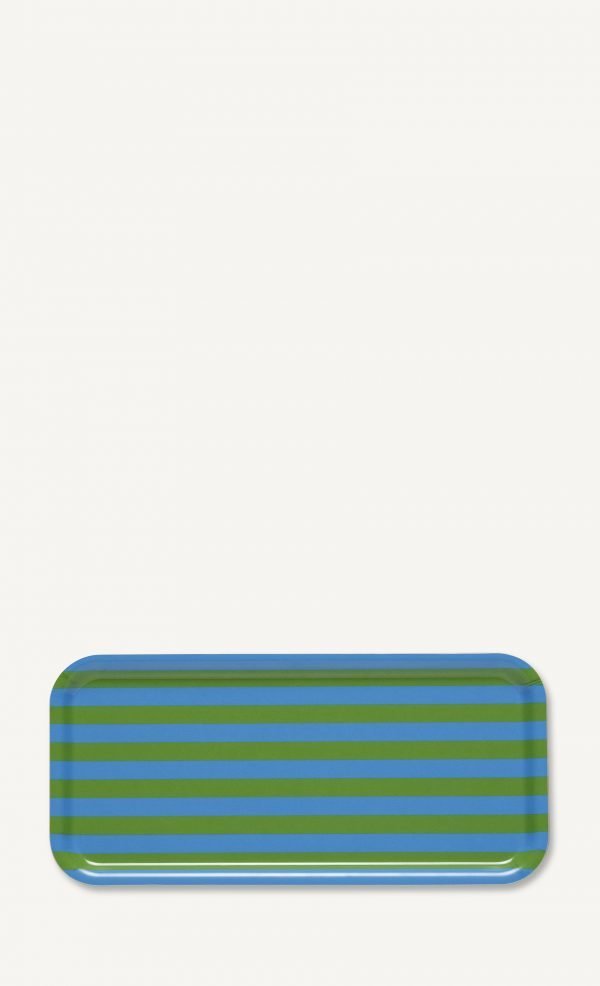 Marimekko Tasaraita Tarjotin Turkoosi Vihreä 15x32 Cm