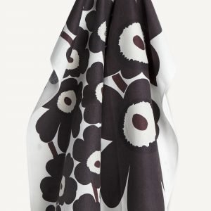 Marimekko Unikko Keittiöpyyhe Beige / Ruskea 47x70 Cm 2 Kpl