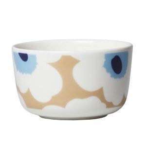 Marimekko Unikko Kulho Beige / Sininen 2