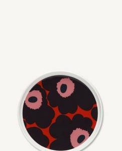 Marimekko Unikko Lautanen Liila / Punainen / Roosa 13.5 Cm