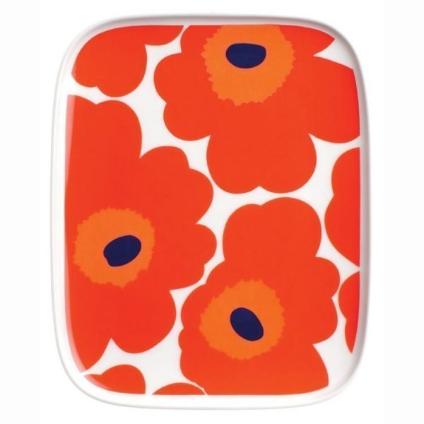 Marimekko Unikko Lautanen Punainen