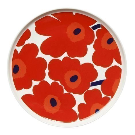 Marimekko Unikko Lautanen Punainen Ø 25 cm