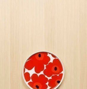 Marimekko Unikko Lautanen punainen 20 cm