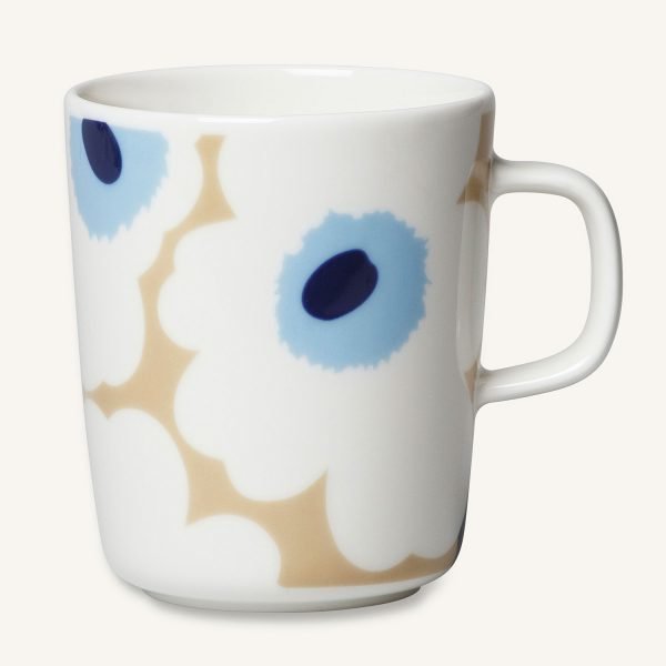 Marimekko Unikko Muki Beige / Off White / Sininen 25 Cl