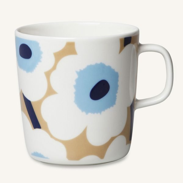 Marimekko Unikko Muki Beige / Off White / Sininen 40 Cl