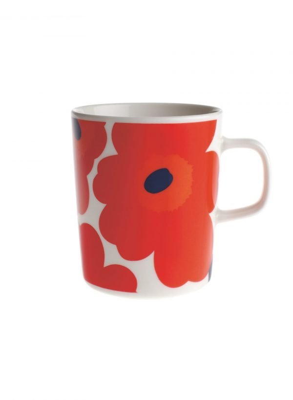 Marimekko Unikko Muki Punainen / Valkoinen 2