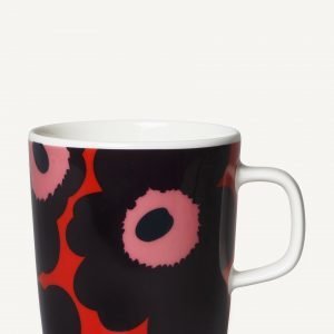 Marimekko Unikko Muki Punainen Violetti Vaaleanpunainen 4 Dl