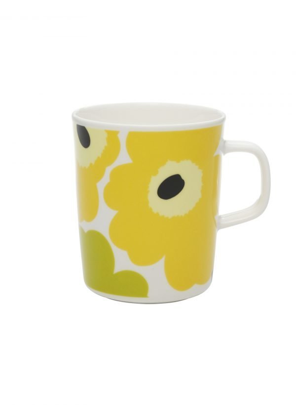 Marimekko Unikko Muki Valkoinen Lime 2