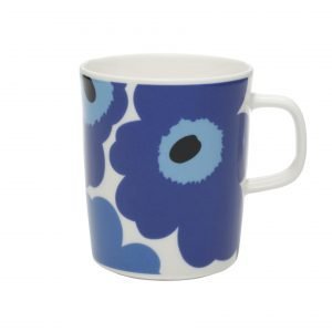 Marimekko Unikko Muki Valkoinen Sininen 2