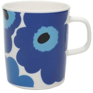 Marimekko Unikko Muki Valkoinen / Sininen