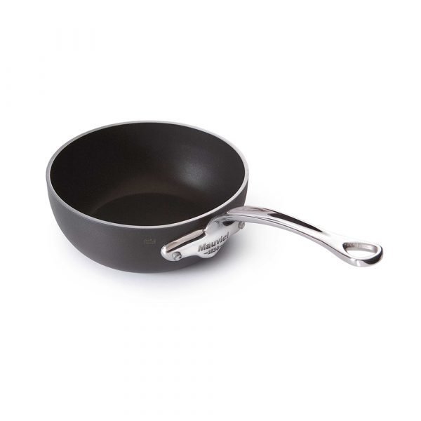 Mauviel M´Stone3 Sautépannu Musta 200 Mm