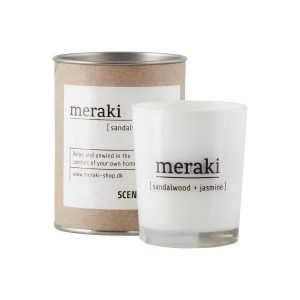 Meraki Tuoksukynttilä Sandalwood & Jasmine 6.7 Cm