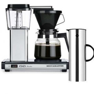 Moccamaster Kahvinkeitin H741 + Stelton EM77 Ruostumaton teräs