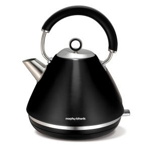 Morphy Richards Accent Vedenkeitin Ruostumaton Teräs Musta