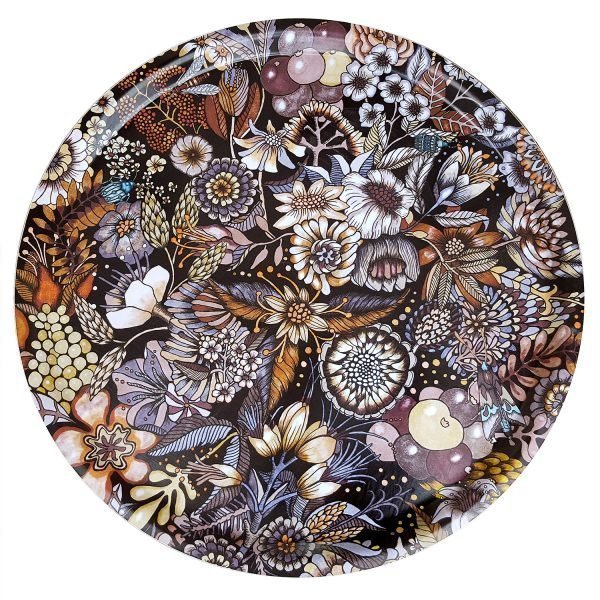 Nadja Wedin Design Flores Tarjotin Ruskea Ø65 Cm