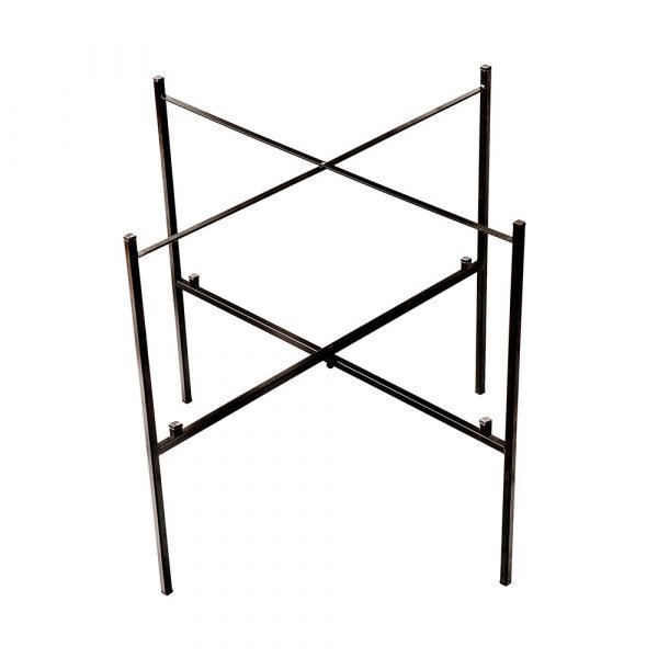 Nadja Wedin Design Jalusta Tarjotinpöydälle Musta 53 Cm Ø65 Cm