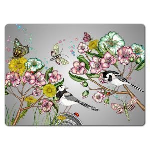 Nadja Wedin Design Wagtails Pöytätabletti Spring Grey 30x40 Cm 4 Kpl