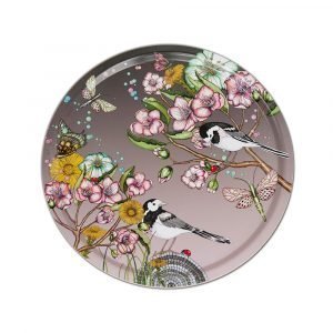 Nadja Wedin Design Wagtails Spring Tarjotin Rose Ø46 Cm