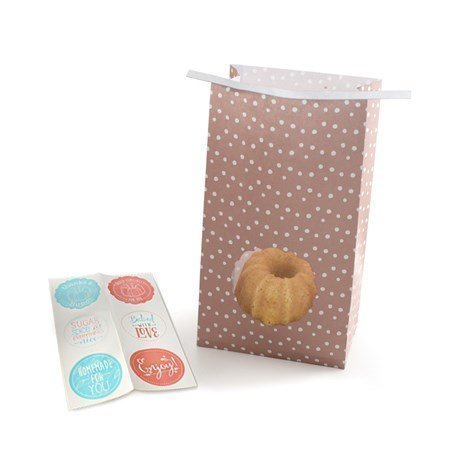 Nordic Ware Lahjapussit tarroilla Paperi 6-pack