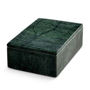 Nordstjerne Green Marble Säilytyslaatikko Large Vihreä