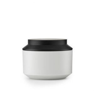 Normann Copenhagen Geo Purkki kannella jää/musta Ø 10 cm