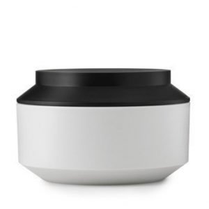 Normann Copenhagen Geo Purkki kannella jää/musta Ø 15 cm