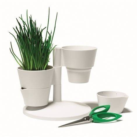 Normann Copenhagen Herb Stand Yrttiteline Valkoinen