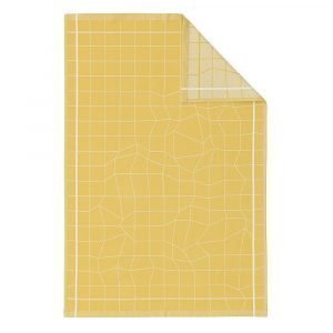 Normann Copenhagen Illusion Keittiöpyyhe Keltainen 75x50 Cm