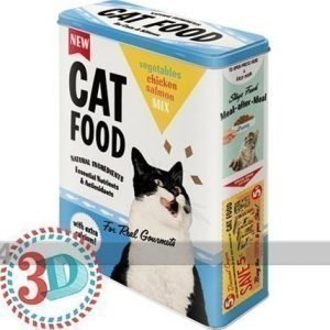 Nostalgic Art Peltipurkki 3d Cat Food 4 L