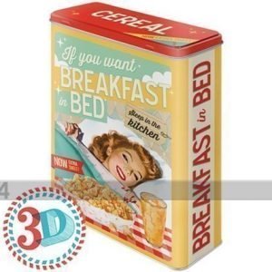 Nostalgic Art Peltipurkki 3d If You Want Breakfast In Bed 4 L