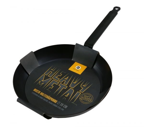 Opa Heavy Metal Mustahiiliteräspannu 24 Cm