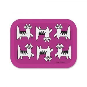 Opto Design Cat Felix Tarjotin Cerise 27x20 Cm