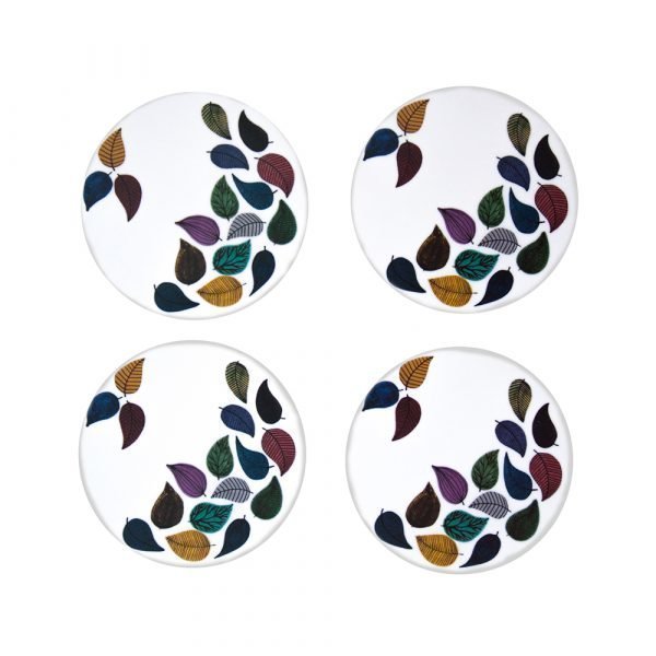 Opto Design Dancing Leaves Lasinalunen 4-Pakkaus