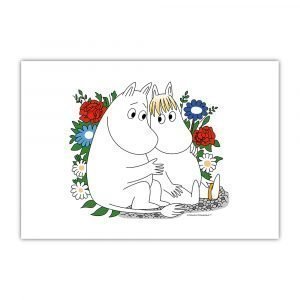 Opto Design Muumi Pöytätabletti Moomin & Snorkmaiden Flower