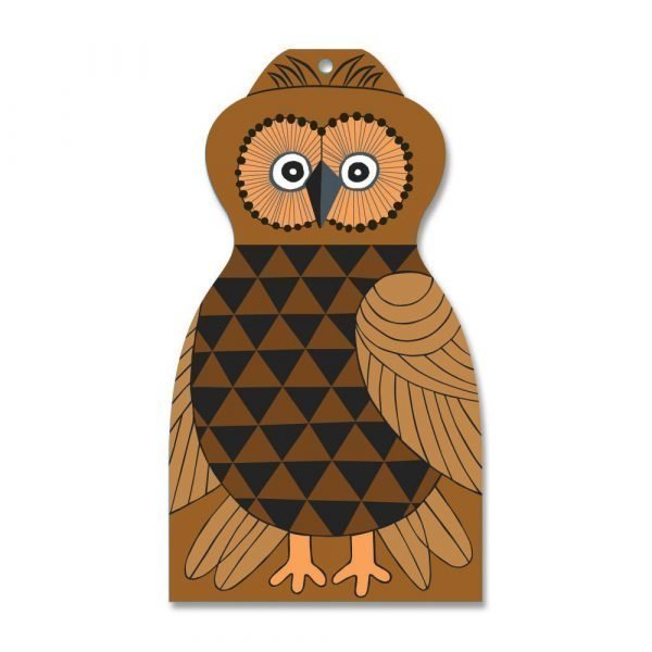 Opto Design Owl Leikkuulauta Ruskea 30x17 Cm