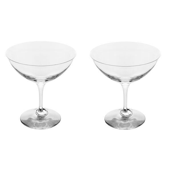 Orrefors Amor Vincit Omnia Champagne Coupe 2-Pakkaus