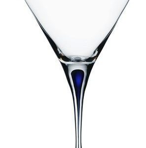 Orrefors Intermezzo sininen Martini 21 cl